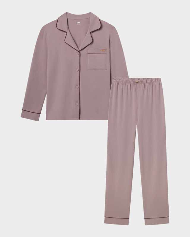 Slumberknit Essential Button-Down Pajama Set